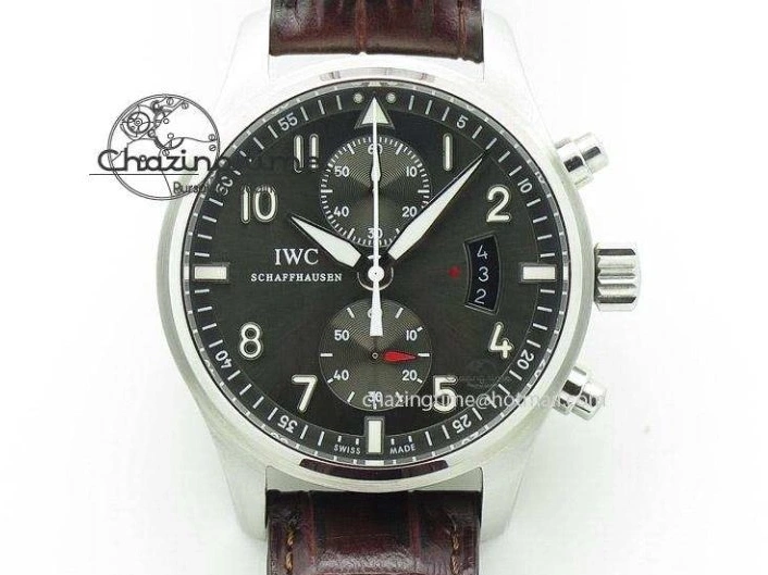 MIROTIME 0504 Affordable Mark XVII IW326501 FKF 1:1 Best Edition Black Dial on Black Leather Strap 7131